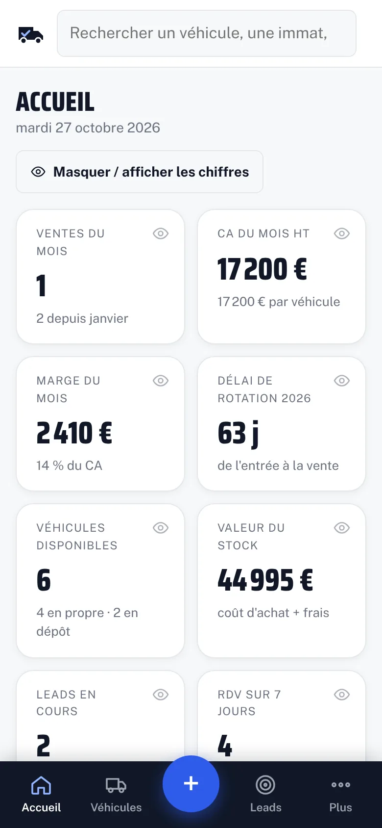 Autofacto sur téléphone